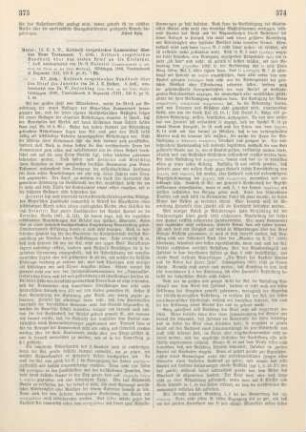 373-376 [Rezension] Meyer, Heinrich August Wilhelm, Kritisch exegetischer Kommentar über das Neue Testament; V. und XV. Abth.