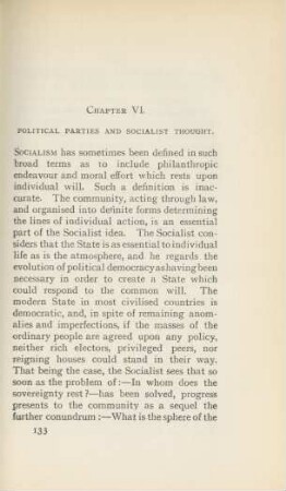 Chapter VI. Political Parties And Socialist Thought.