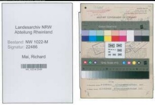 Entnazifizierung Richard Mai , geb. 29.11.1899 (Arbeiter)