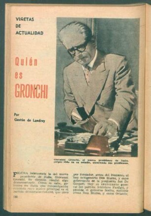 Quién es Gronchi : Viñetas de actualidad