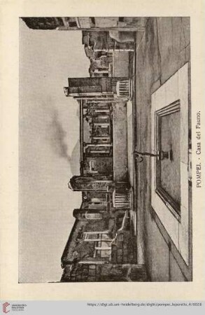 Pompei. – Casa del Fauno. – Maison du faune – House of the Faun – Das Haus des Fauns