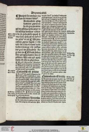 Tractatus secundus