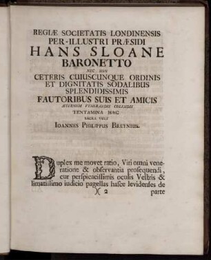 Hans Sloane Baronetto