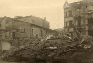 Karlsruhe - 1930er und 1940er Jahre. Erbprinzenstraße - Zerstörungsfoto