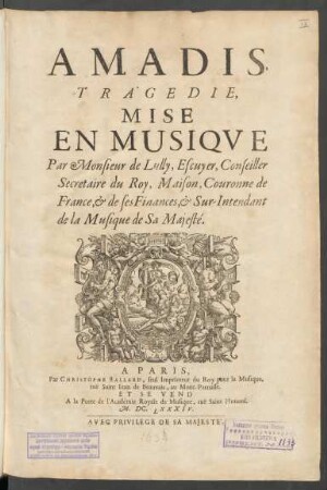 Amadis : Tragedie