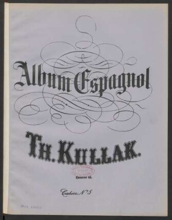 No. 5: Cancion aragonesa paraphrasé