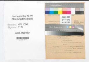 Entnazifizierung Heinrich Gast , geb. 12.04.1905 (Polizist)