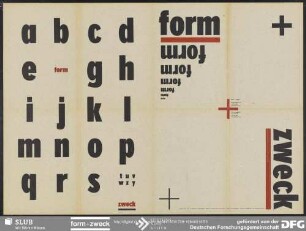 Beilage: Formgestaltung und Gebrauchsgrafik
