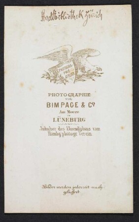 Porträt Julius Knoevenagel : Foto-/Bildersammlung Stenografische Sammlung. Porträt Julius Knoevenagel. Photographie. Carte de visite (um 1880; Bimpage & Co.). Dresden: SLUB P a 0350