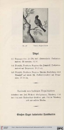 Vögel (Nr. 147 - 149)