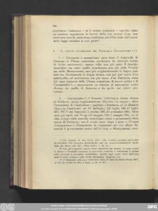 2. - Il diritto successorio del Patriarca Chenanischo I.
