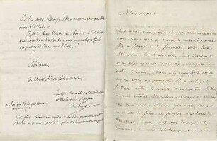 Karoline Luise von Baden an Pierre Samuel Du Pont de Nemours