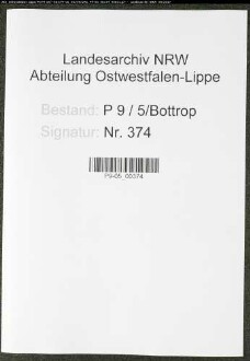 Sterberegister Standesamt Bottrop