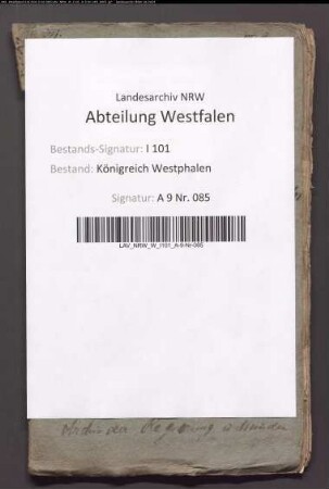Aktiv- und Passivkapitalien des aufgehobenen Klosters Wormeln