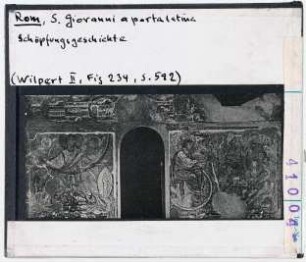 Rom: San Giovanni a Porta Latina, Schöpfungsgeschichte