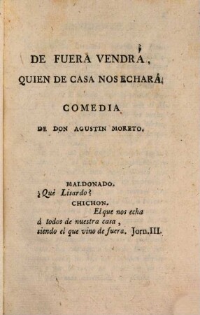 Theatro Hespañol. 2,5, Comedias De Capa Y Espada ; 5