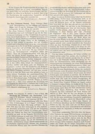 19-22 [Rezension] Schmidt, Kurt Dietrich, Die Bekehrung der Germanen zum Christentum