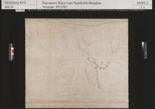 Freiherrlich von Burgker Steinkohlenwerke, Freital-Burgk, Grundriss (Grenzriss) von Kleinnaundorf