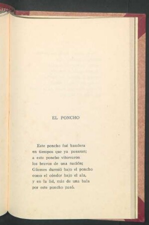 El poncho