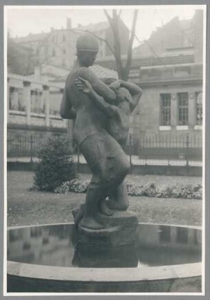 Brunnen Aufruf, 1914/17, Bronze