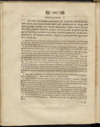 Propositio I. - Propositio III.