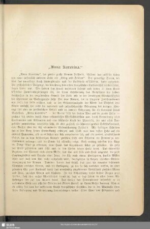 "Anna Karenina"