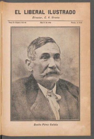 Benito Pérez Galdós - [Fotografía]
