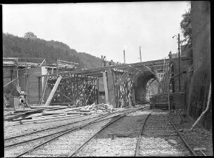 Rottweil, Bf, Bau der Straßenbrücke