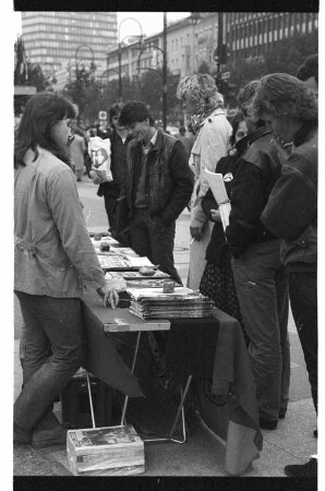 Kleinbildnegative: DGB-Jugend, Wittenbergplatz, 1984