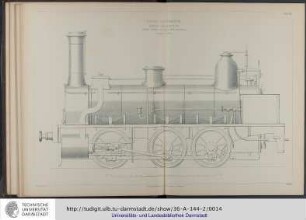 Goods Locomotive, by Messrs. Neilson & Co. Hyde Park Locomotive Works, Glasgow