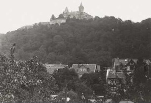 Schloss Wernigerode : Wernigerode, Blick zum Schloss