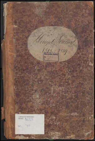 Hauptjournal der Bergamtskasse