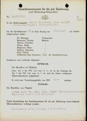 Weinland, David