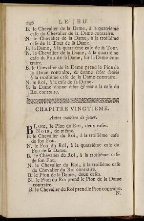 Chapitre Vingtieme