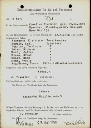 Trenkler, Josefine