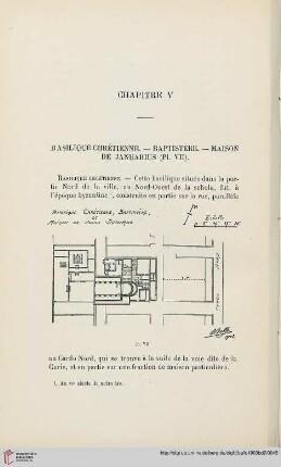 Chapitre V: Basilique chrétienne. – Baptistère. – Maison de Januarius