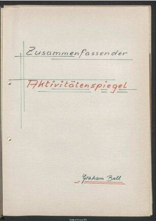 Brigadebuch des Kollektivs 'Graham Bell' des WF von 1975, Teil 3/3