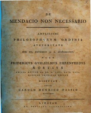 De mendacio non necessario