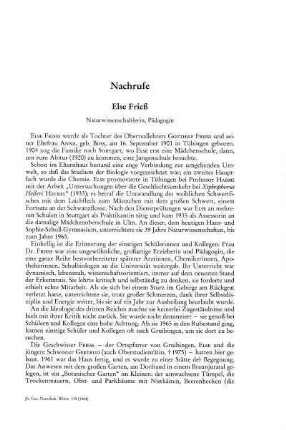 Else Frieß, Franz Kirchheimer, Karl Mahler