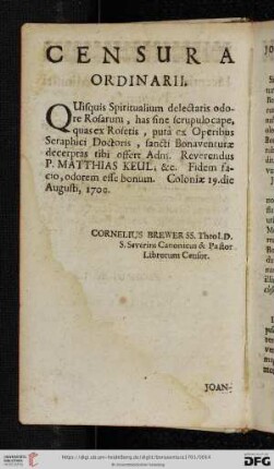 Censura ordinarii