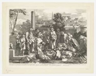 Sepelire mortuos, Blatt 7 der Folge "Sieben Werke der Barmherzigkeit"