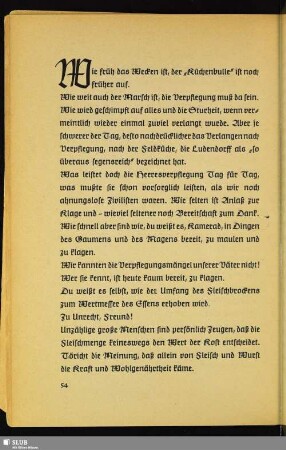 [Fleischquantität als falscher Maßstab]