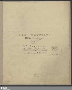 Les Proverbes : duo dialogue