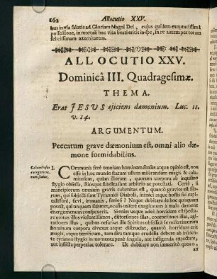 162-168, Allocutio XXV.