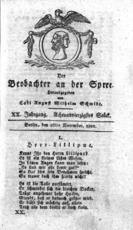 48. Stueck, 26. November 1821