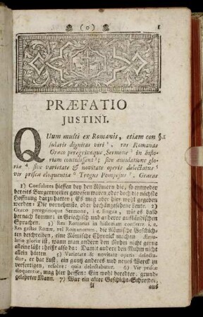Præfatio Justini.