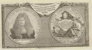 Medaille auf Sigmund Elias (I.) Holzschuher, Ratsherrn; geb. 1. Februar 1647; gest. 20. September 1709