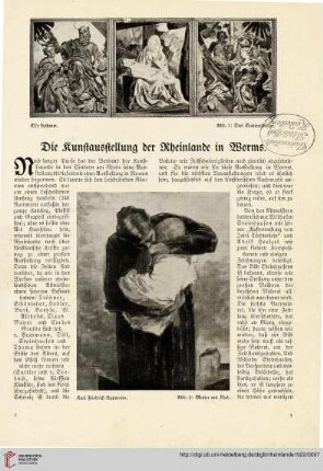 32: Die Kunstausstellung der Rheinlande in Worms
