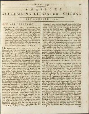 Num. 197. Den 17. Aug. 1804