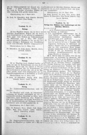 No. 8. (72-93) (85,86,87,88,89.), 15. und 16. April 1919